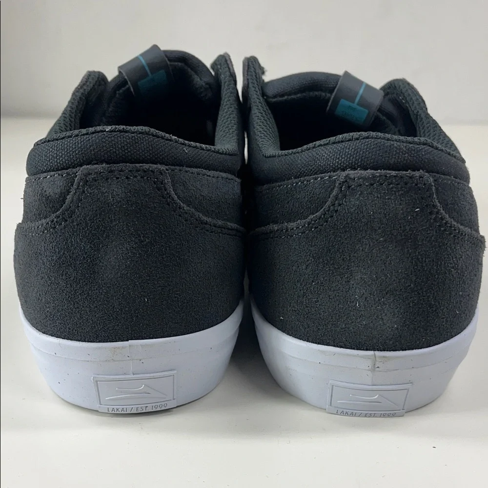 New Lakai Griffin Men’s Skate Shoes in Charcoal/Nile Suede Size 8.5